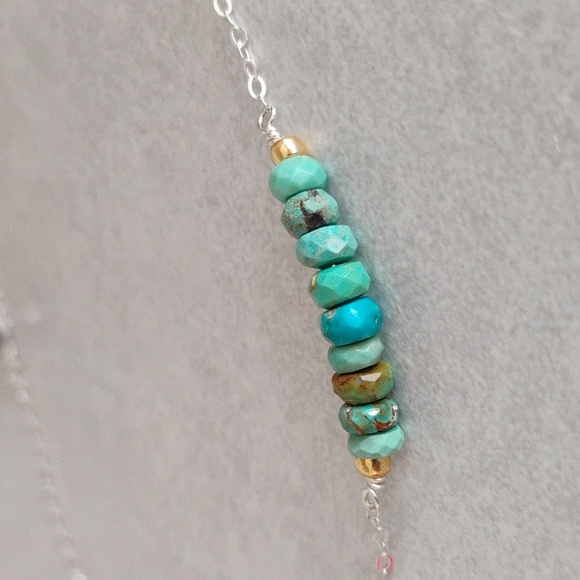 Jewelry - Kingman Turquoise Bar necklace